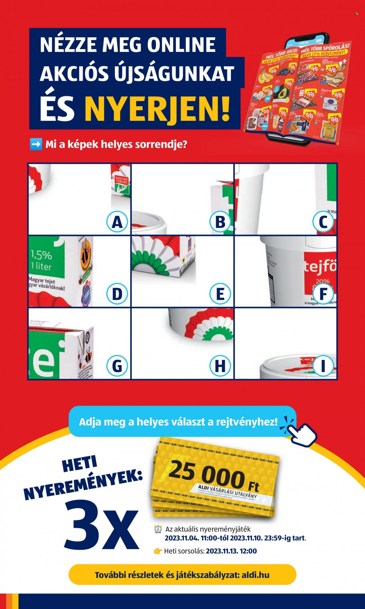 Aldi akciós újságok - 2023.11.09 - 2023.11.15. Oldal 28