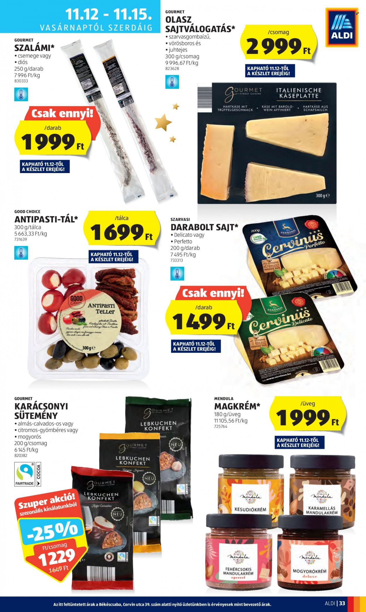 Aldi akciós újságok - 2023.11.09 - 2023.11.15. Oldal 39