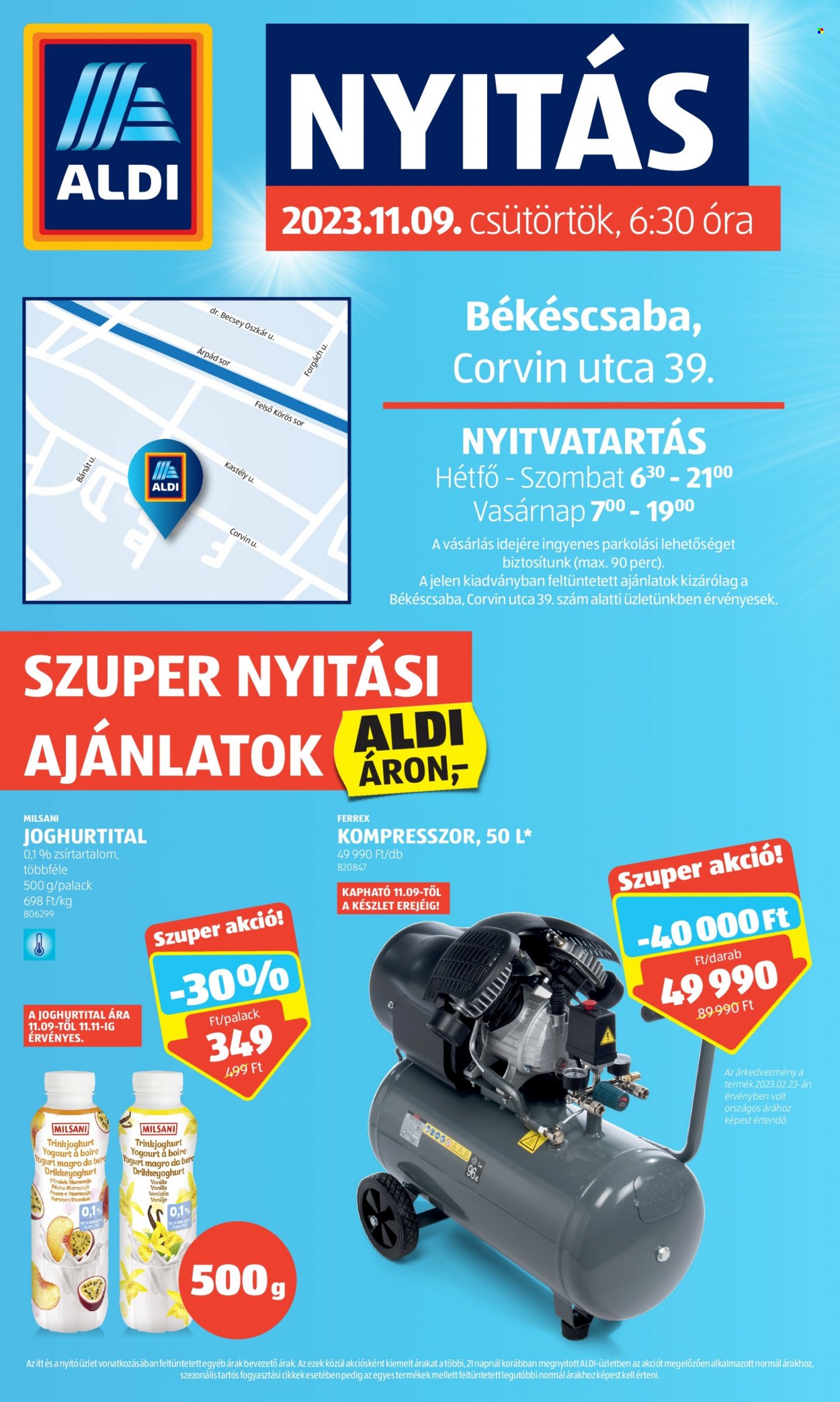 Aldi akciós újságok. Oldal 1