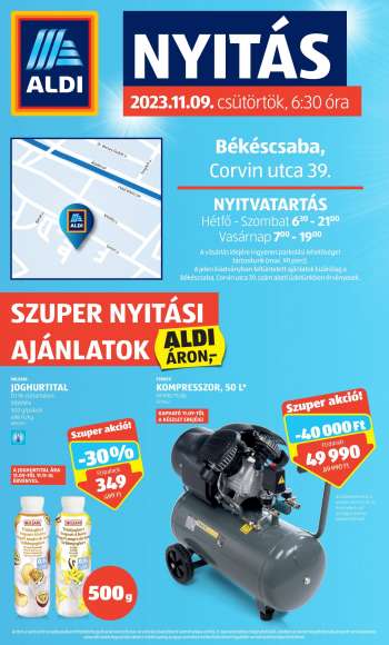 Újság Aldi.