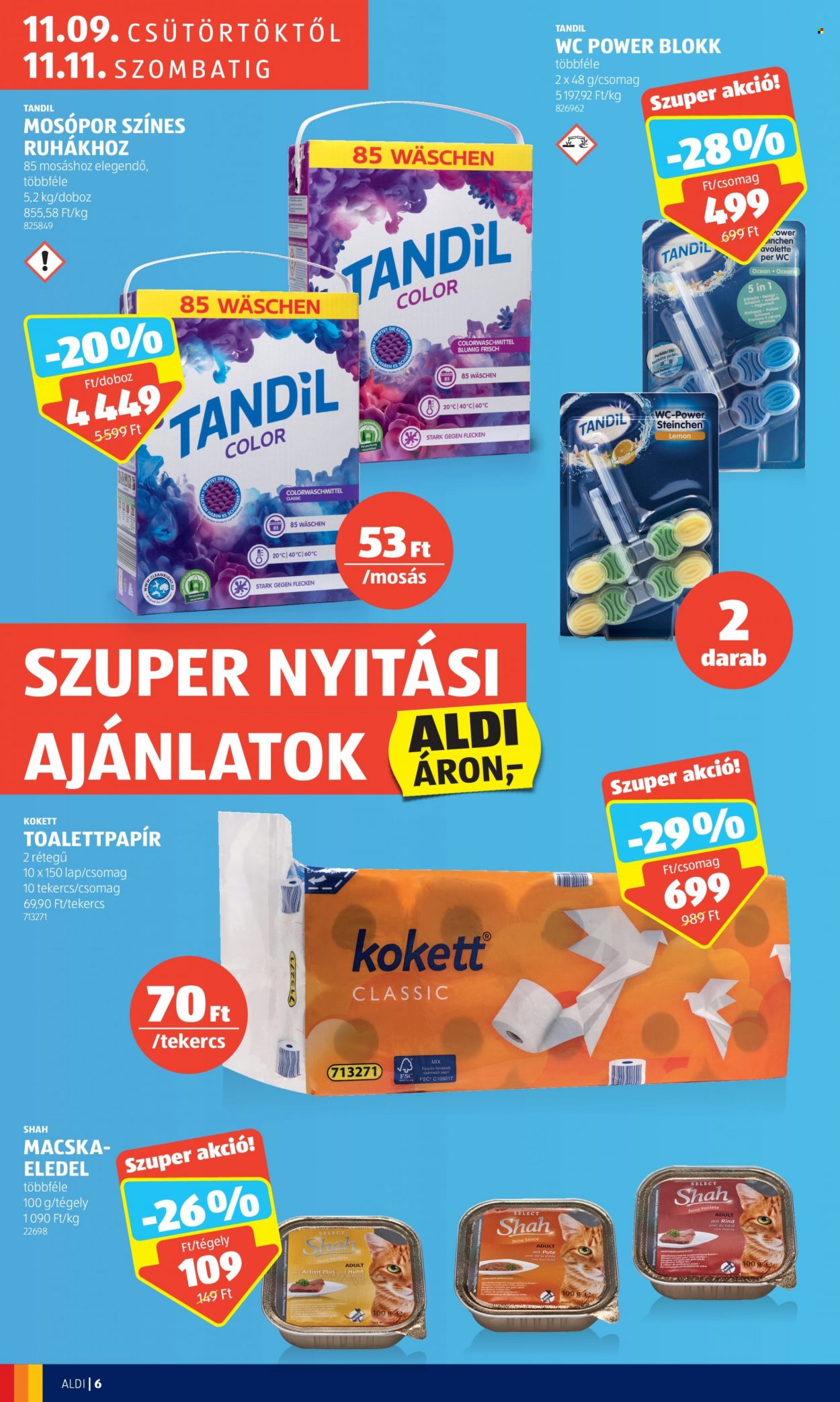 Aldi akciós újságok. Oldal 6