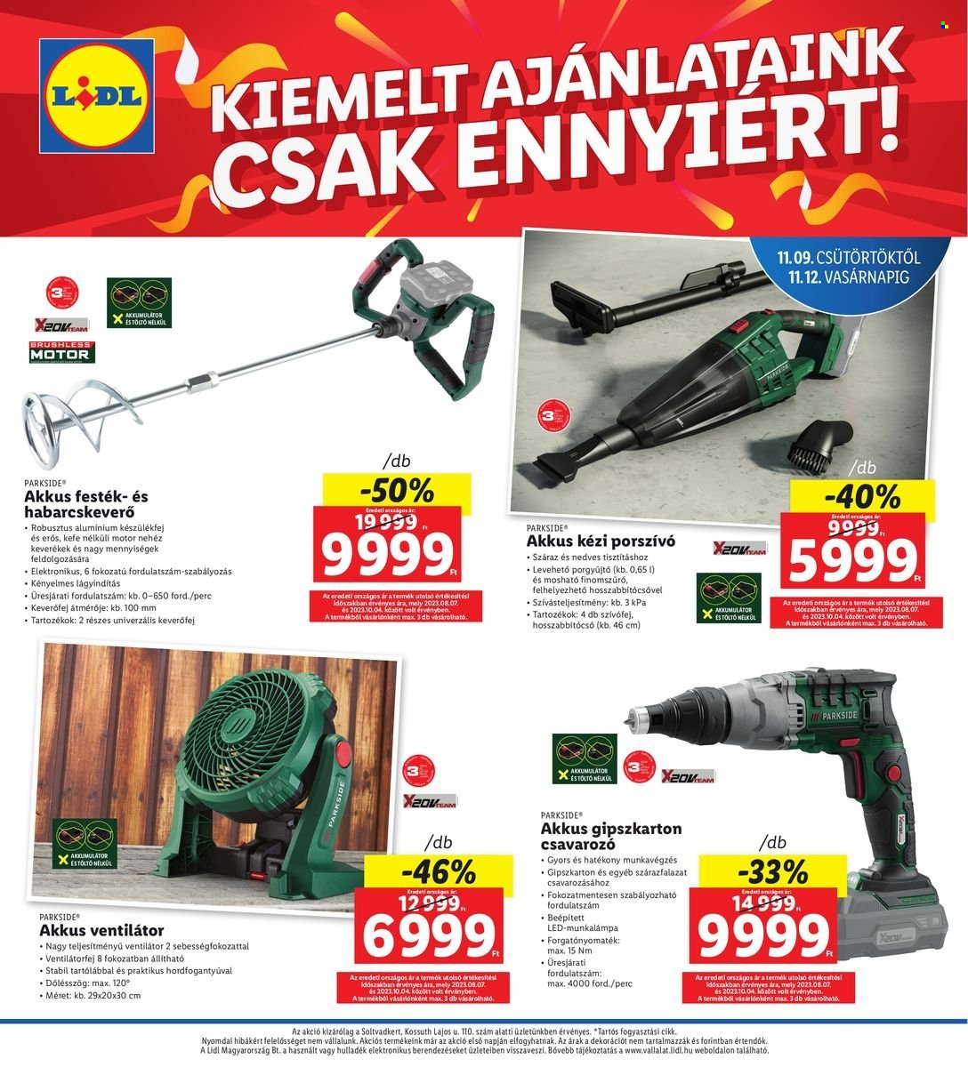 Lidl akciós újságok - 2023.11.09 - 2023.11.12. Oldal 4