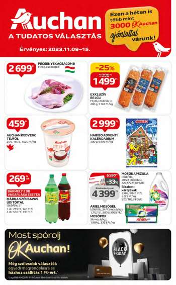 Újság Auchan - 2023.11.09 - 2023.11.15.