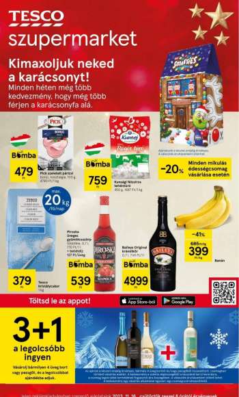 Újság TESCO - 2023.11.16 - 2023.11.22.