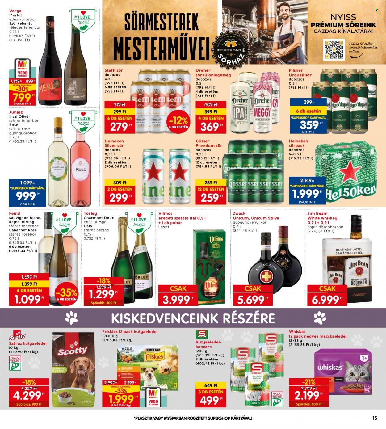 INTERSPAR akciós újságok - 2023.11.16 - 2023.11.22. Oldal 15