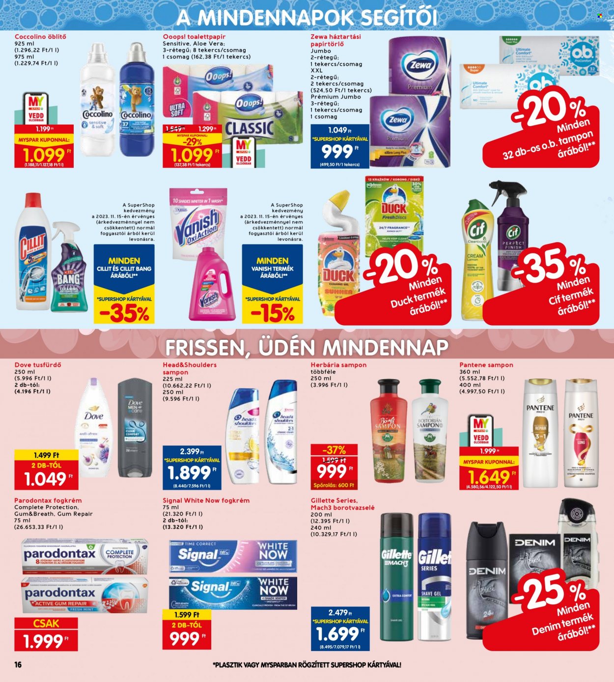 INTERSPAR akciós újságok - 2023.11.16 - 2023.11.22. Oldal 16