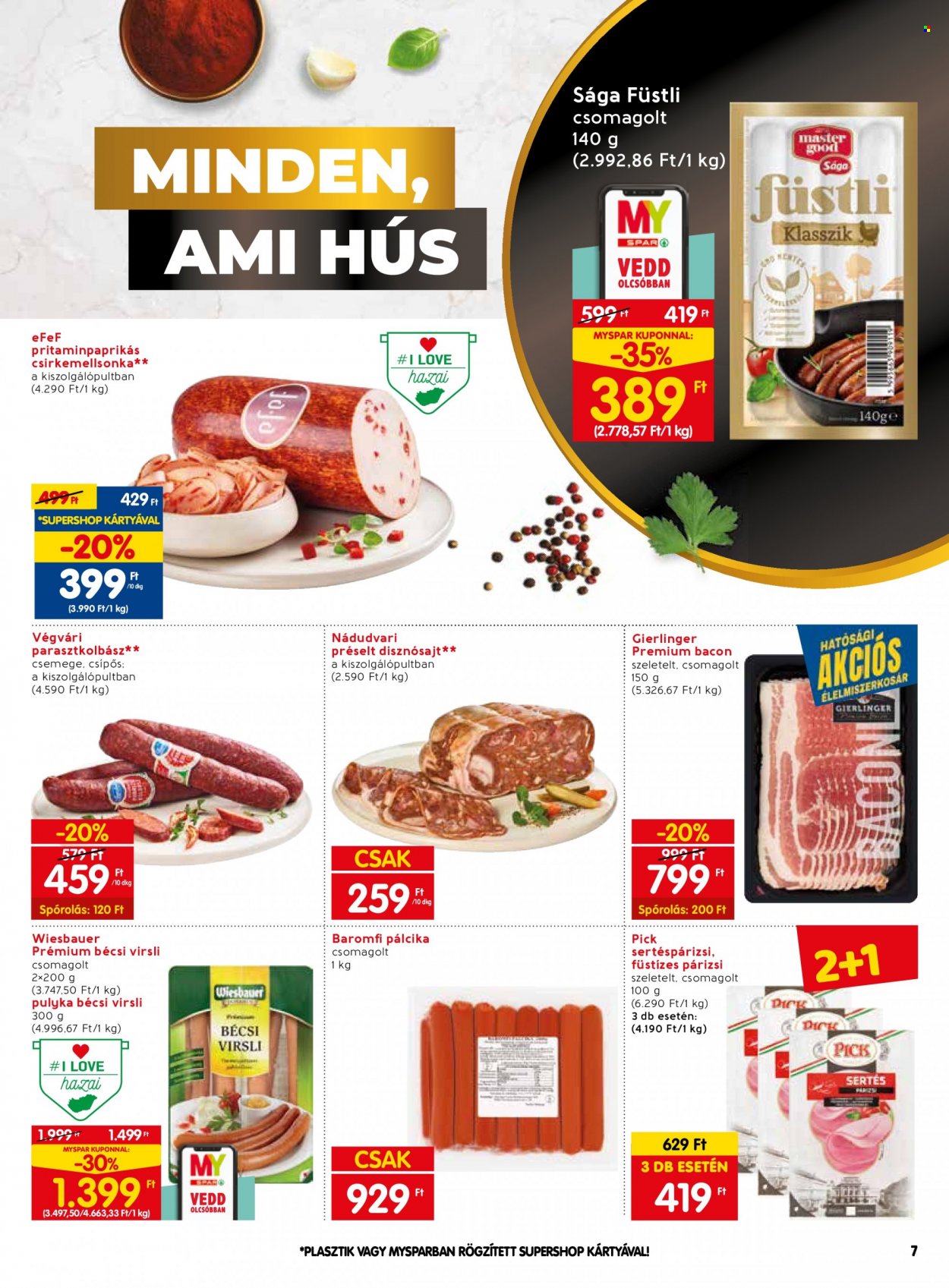 SPAR akciós újságok - 2023.11.16 - 2023.11.22. Oldal 7