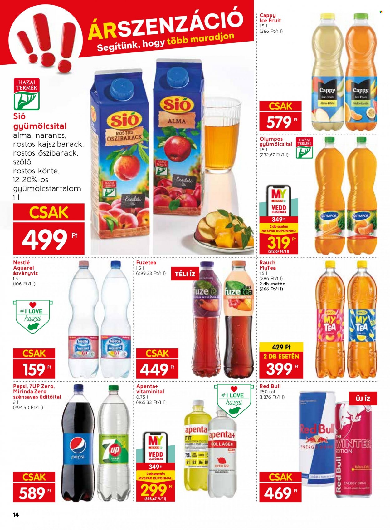SPAR akciós újságok - 2023.11.16 - 2023.11.22. Oldal 14