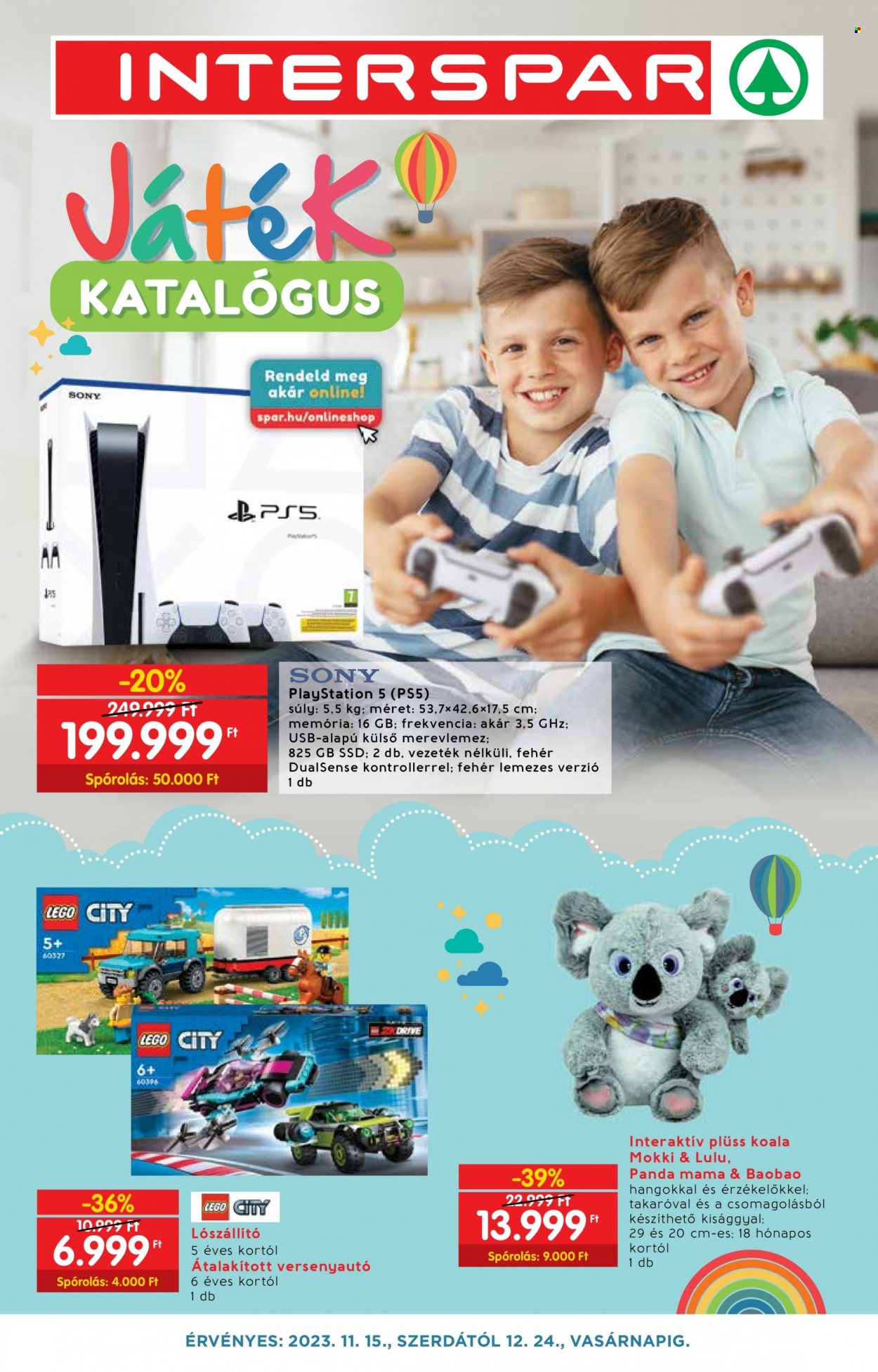 INTERSPAR akciós újságok - 2023.11.15 - 2023.12.24. Oldal 1