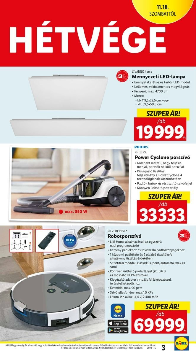 Lidl akciós újságok. Oldal 3
