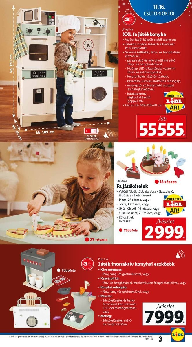 Lidl akciós újságok. Oldal 3