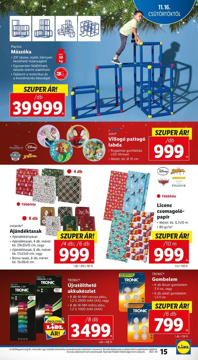 Lidl akciós újságok. Oldal 15