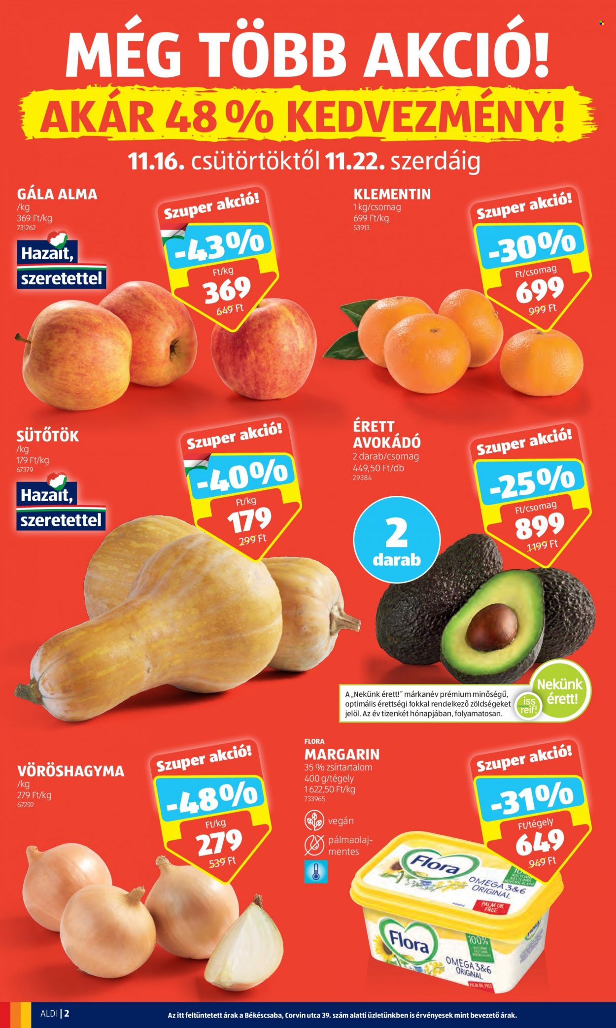 Aldi akciós újságok - 2023.11.16 - 2023.11.22. Oldal 2