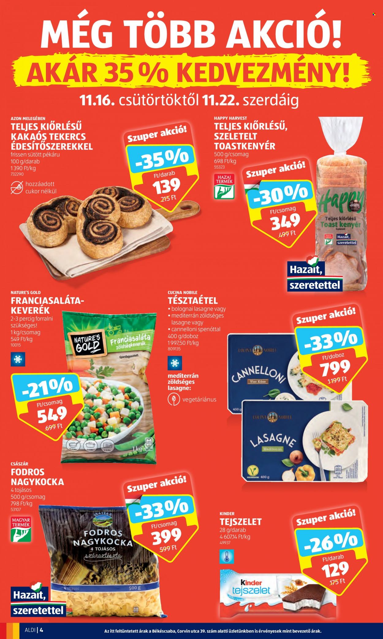 Aldi akciós újságok - 2023.11.16 - 2023.11.22. Oldal 4