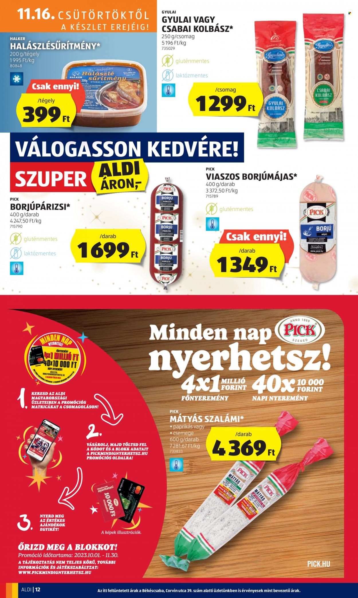 Aldi akciós újságok - 2023.11.16 - 2023.11.22. Oldal 16