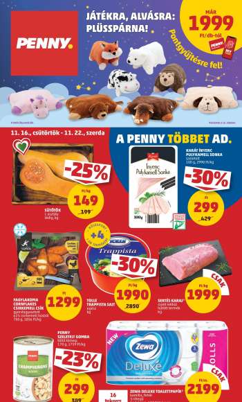 Újság Penny Market - 2023.11.16 - 2023.11.22.
