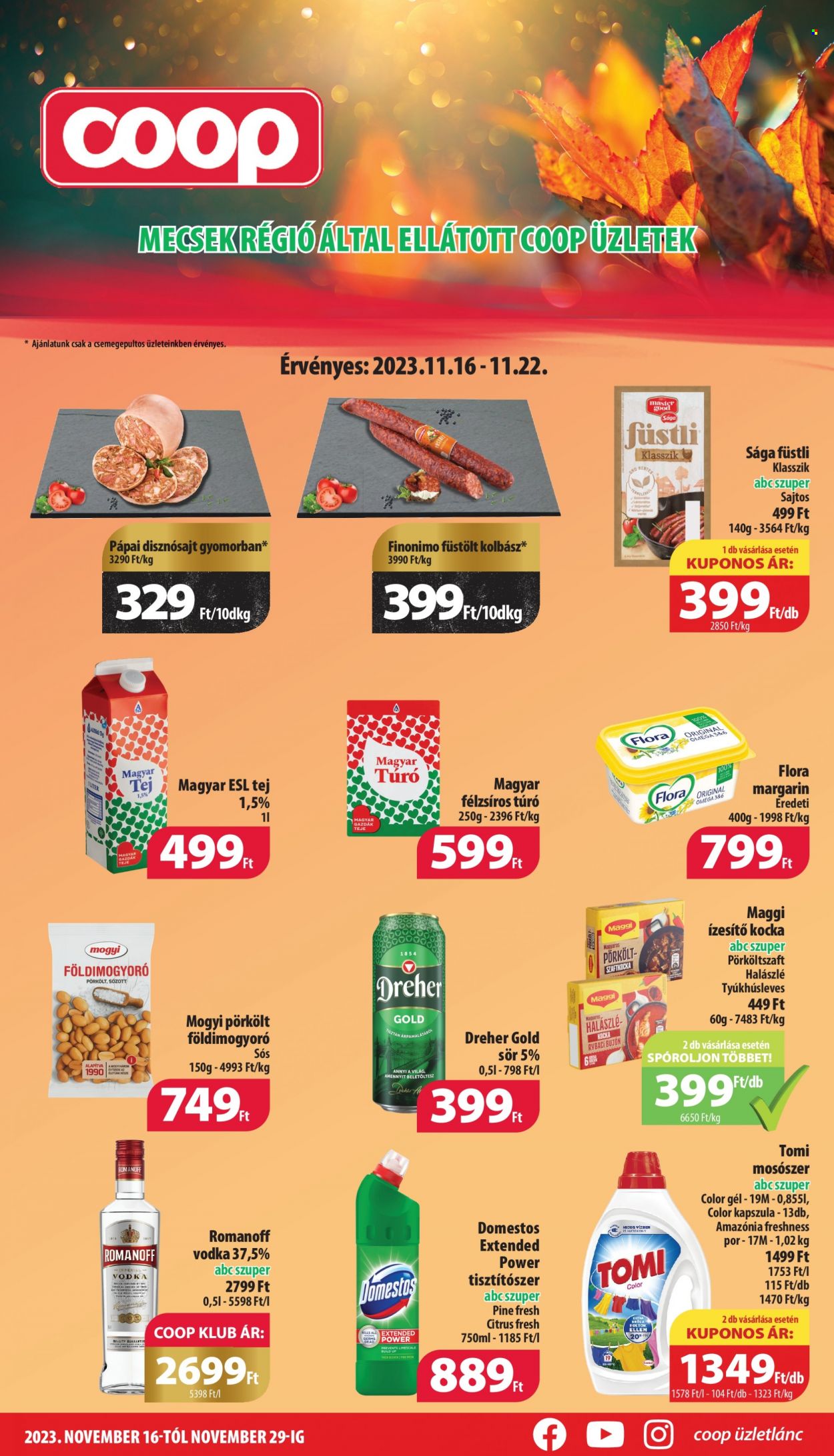 Coop akciós újságok - 2023.11.16 - 2023.11.29. Oldal 1