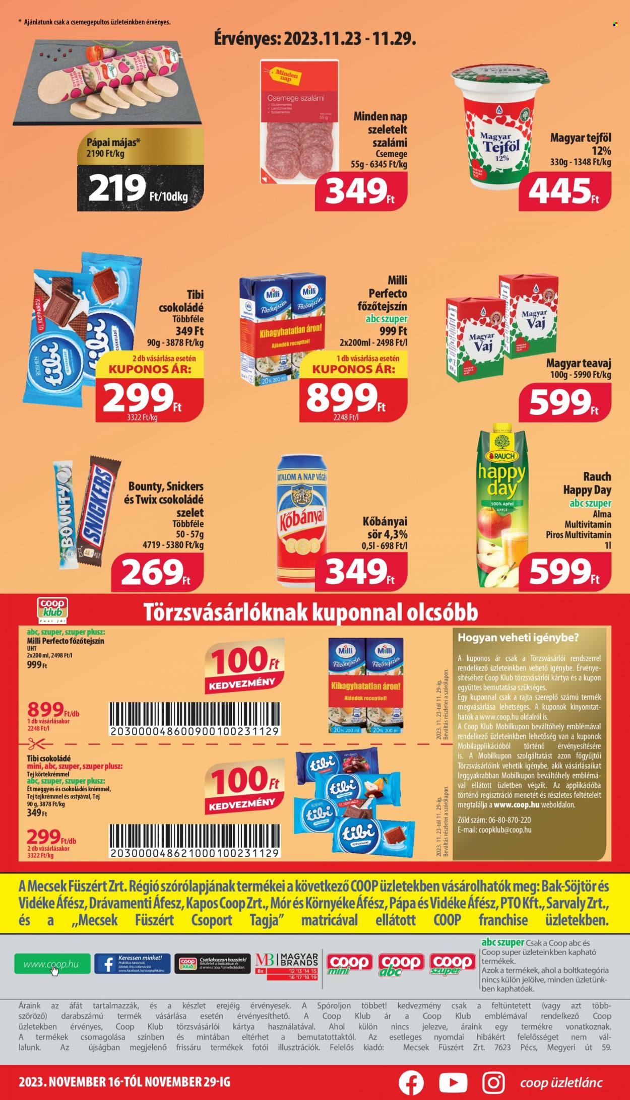 Coop akciós újságok - 2023.11.16 - 2023.11.29. Oldal 4