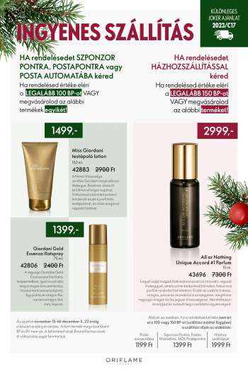 Újság Oriflame - 2023.11.15 - 2023.12.05.