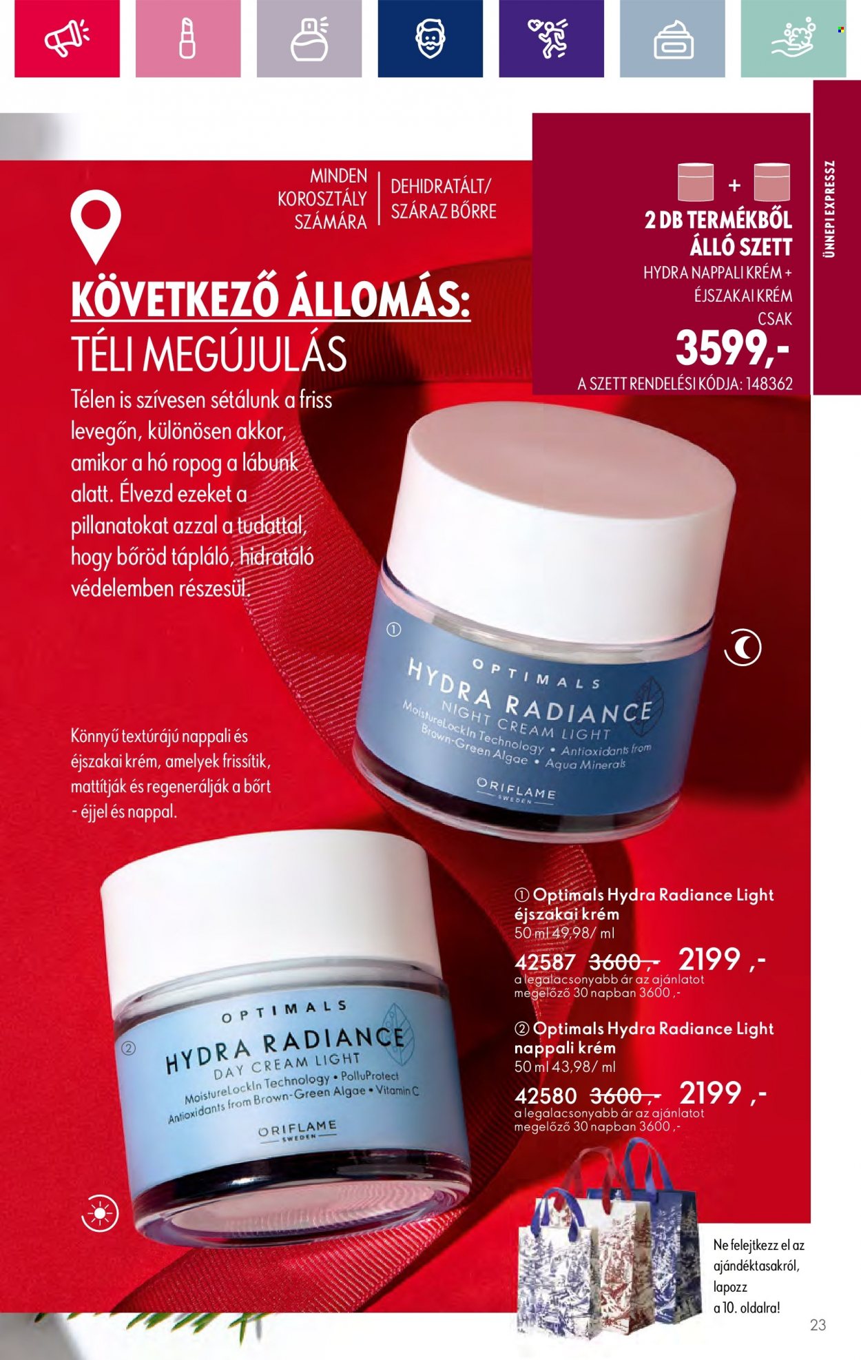 Oriflame akciós újságok - 2023.11.15 - 2023.12.05. Oldal 23
