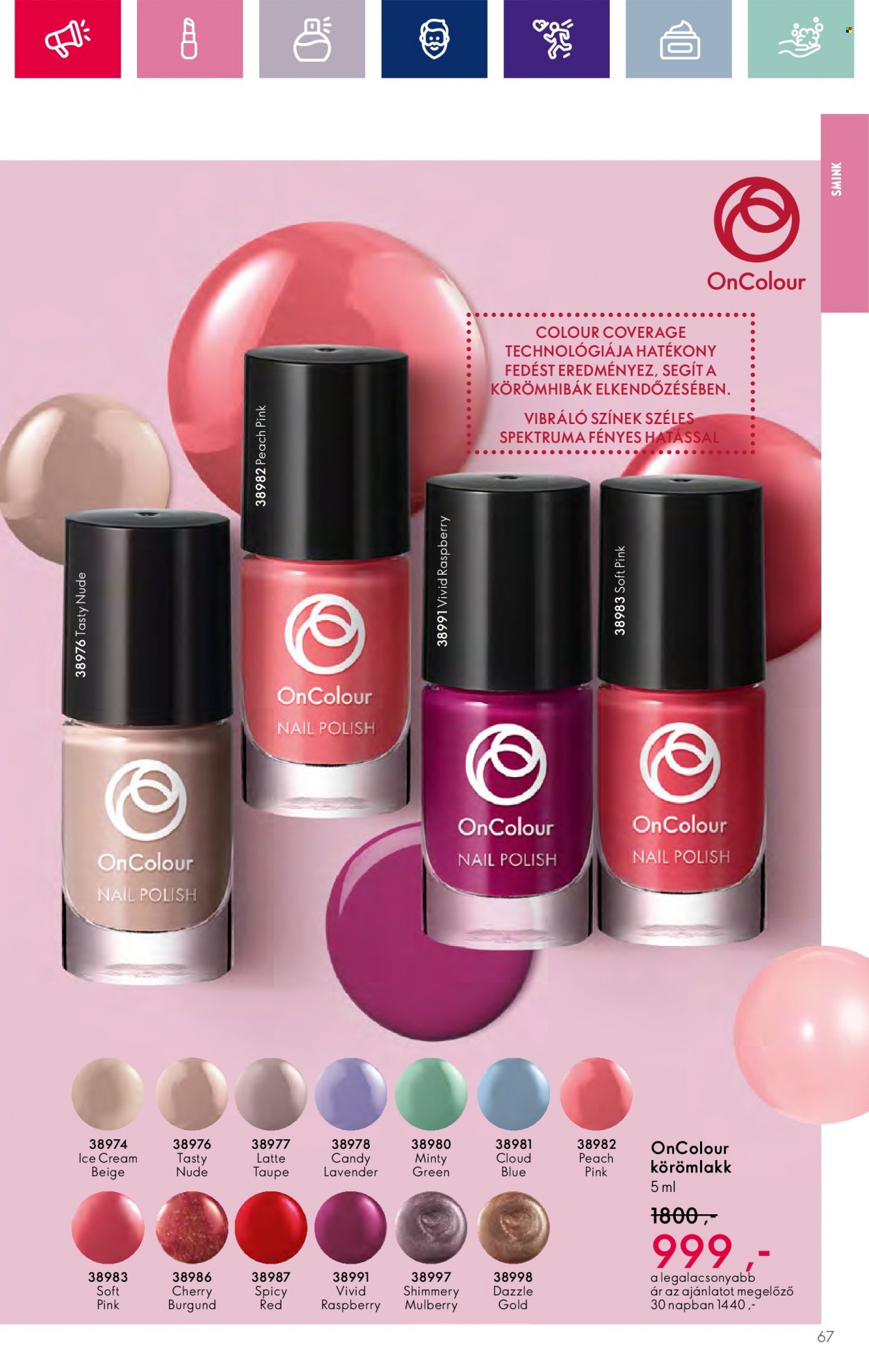 Oriflame akciós újságok - 2023.11.15 - 2023.12.05. Oldal 67