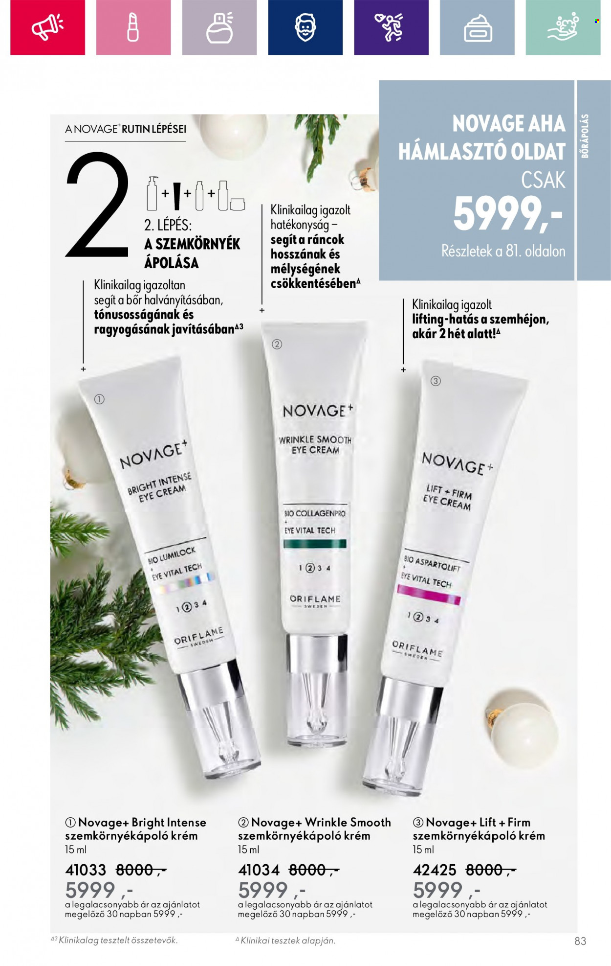 Oriflame akciós újságok - 2023.11.15 - 2023.12.05. Oldal 83