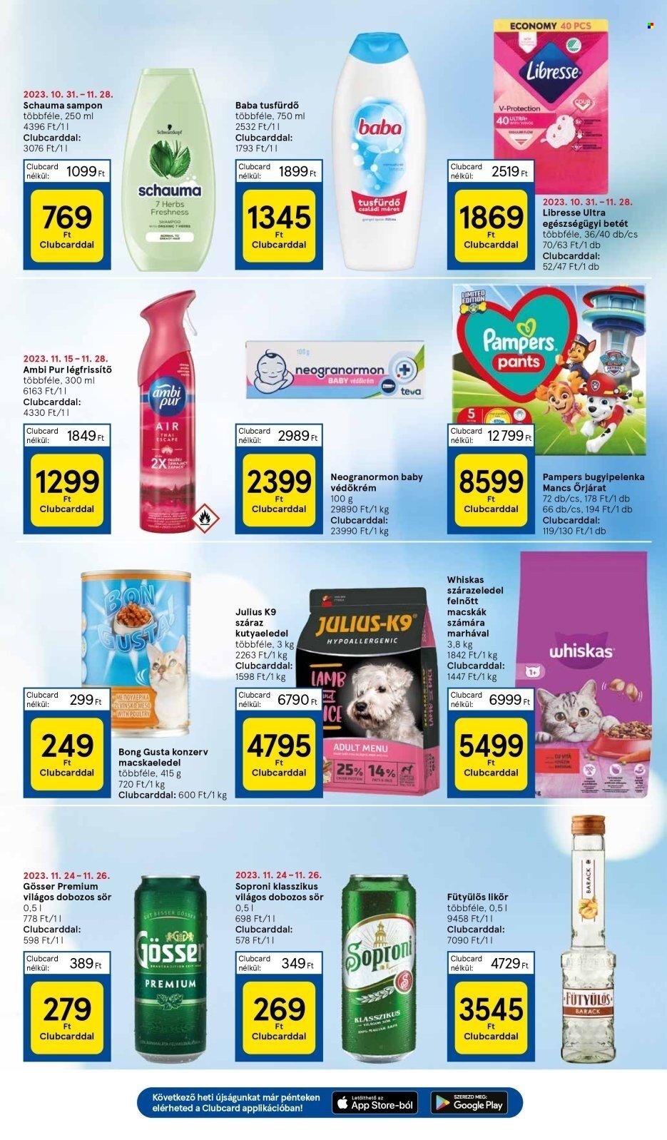 TESCO akciós újságok - 2023.11.23 - 2023.11.29. Oldal 7