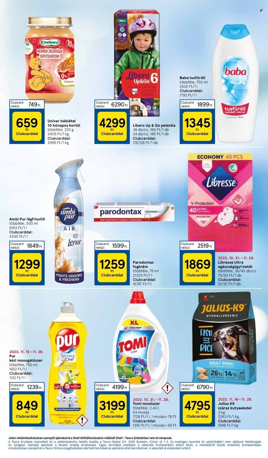 TESCO akciós újságok - 2023.11.23 - 2023.11.29. Oldal 7