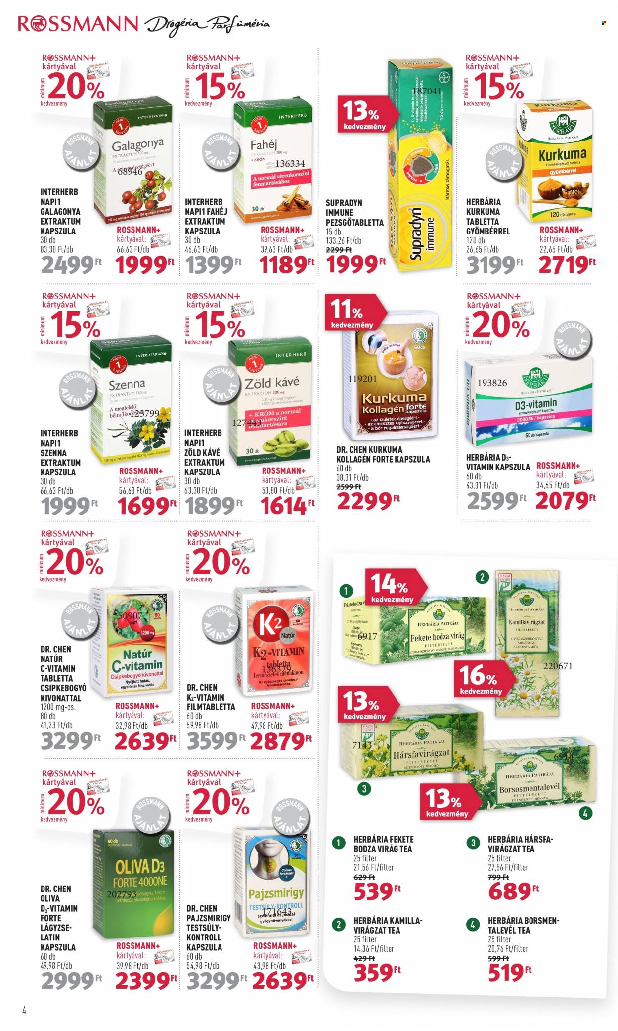 Rossmann akciós újságok - 2023.11.20 - 2023.12.01. Oldal 4