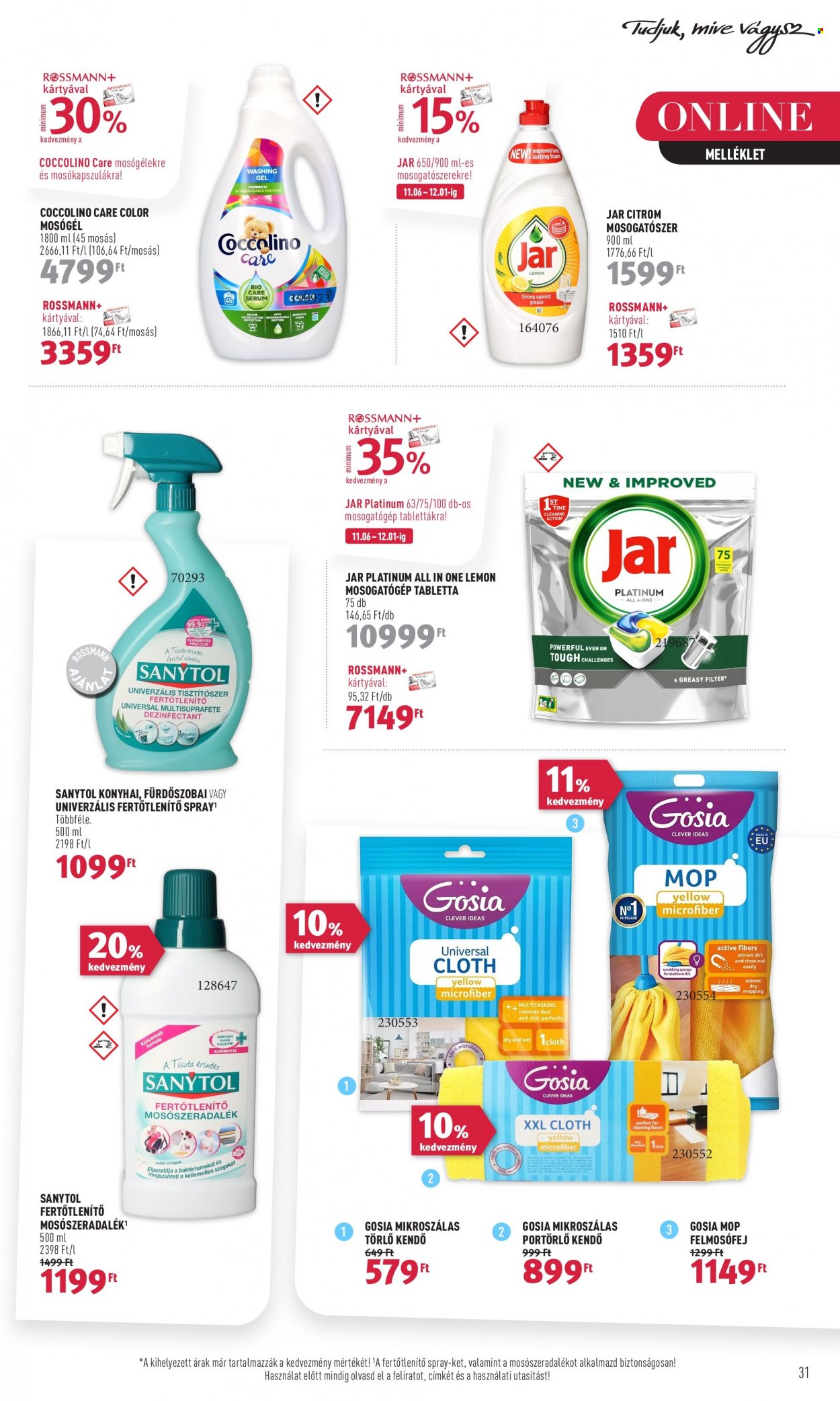 Rossmann akciós újságok - 2023.11.20 - 2023.12.01. Oldal 31