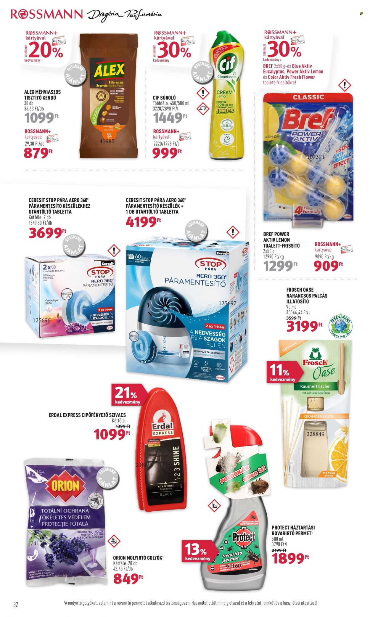 Rossmann akciós újságok - 2023.11.20 - 2023.12.01. Oldal 32