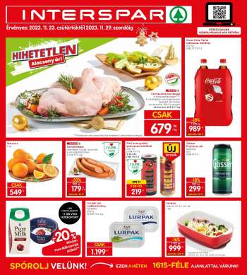 Újság INTERSPAR - 2023.11.23 - 2023.11.29.
