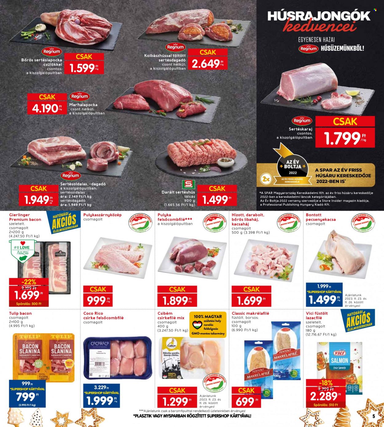 INTERSPAR akciós újságok - 2023.11.23 - 2023.11.29. Oldal 5
