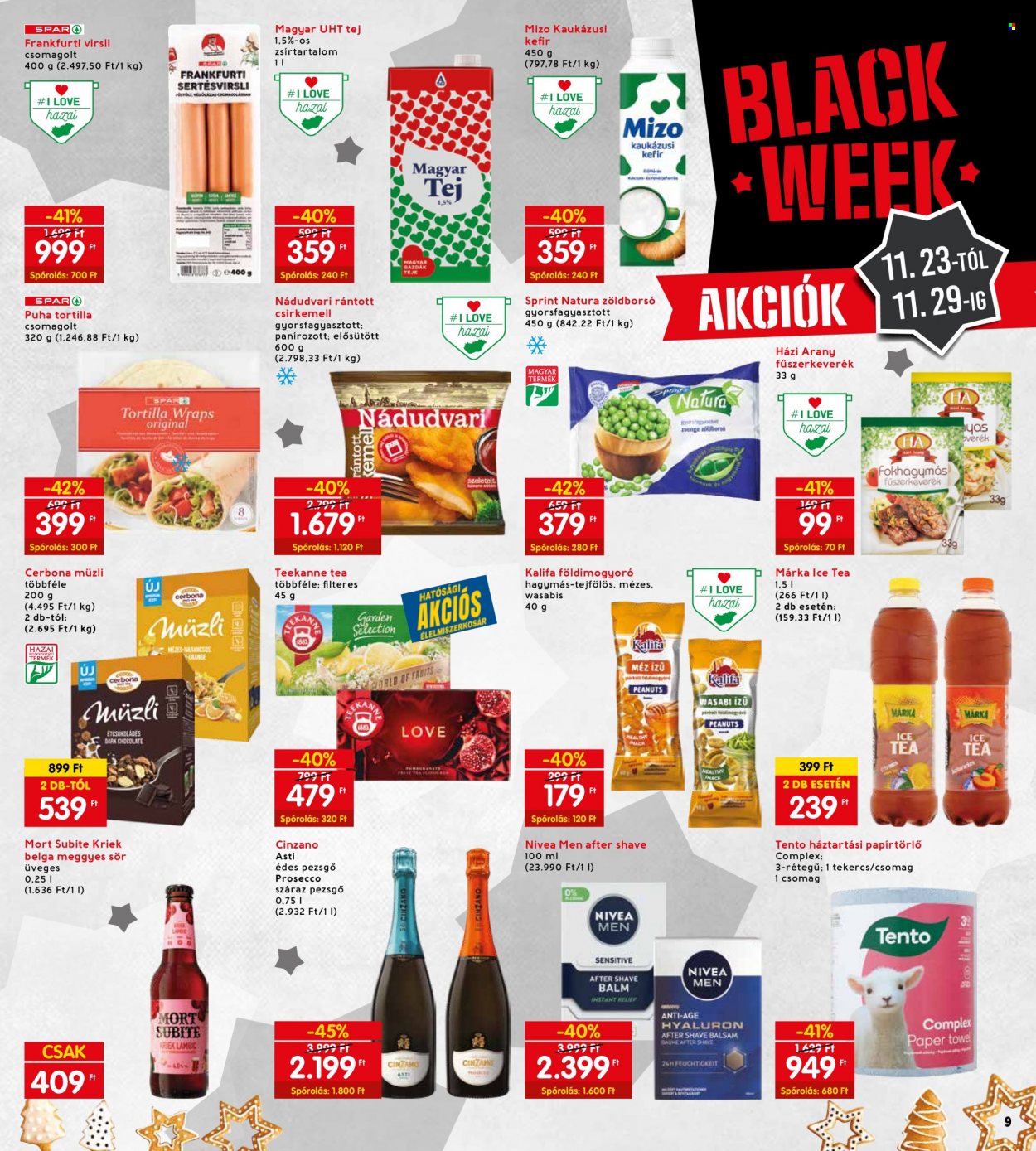 INTERSPAR akciós újságok - 2023.11.23 - 2023.11.29. Oldal 9