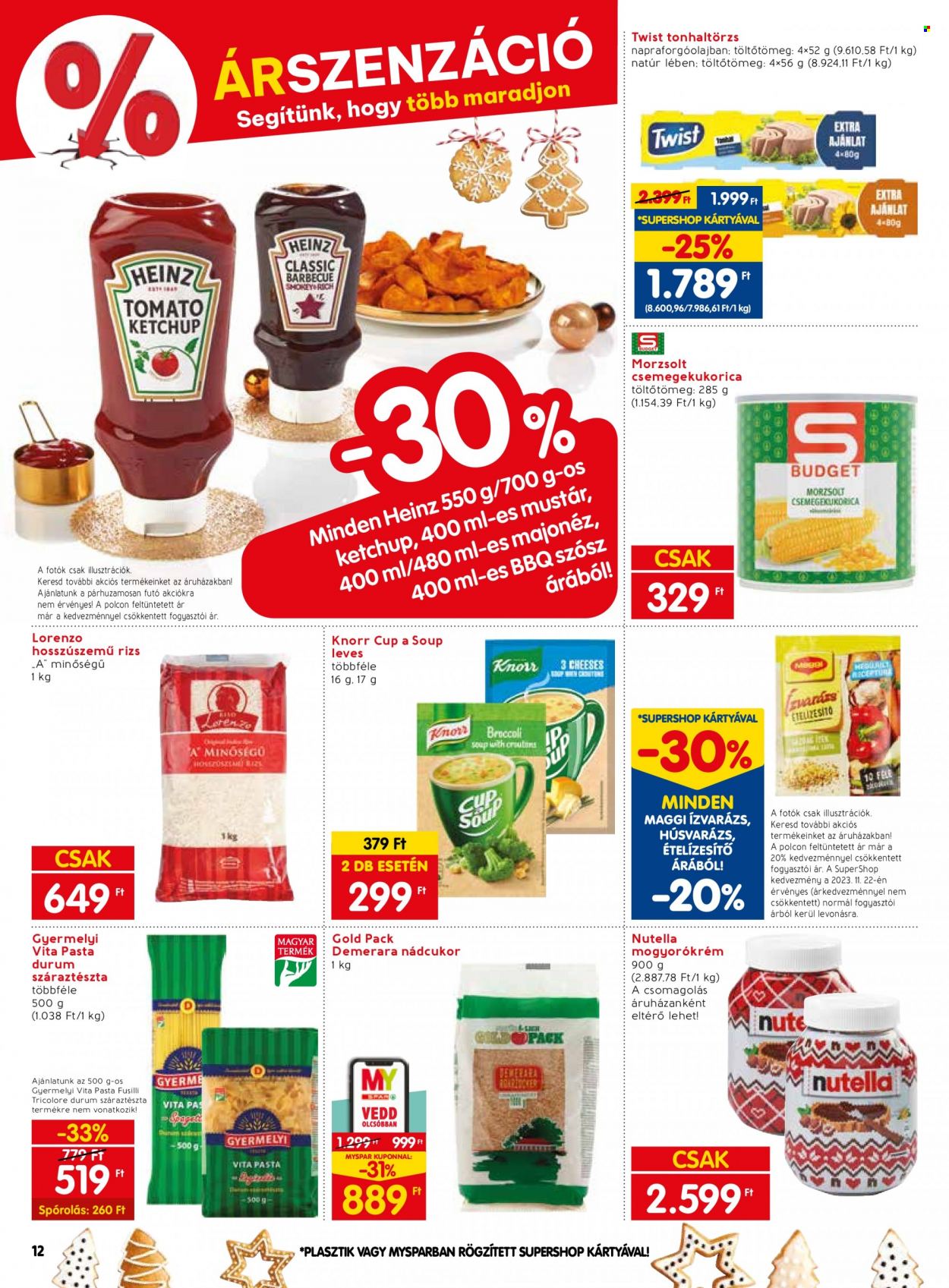 SPAR akciós újságok - 2023.11.23 - 2023.11.29. Oldal 12