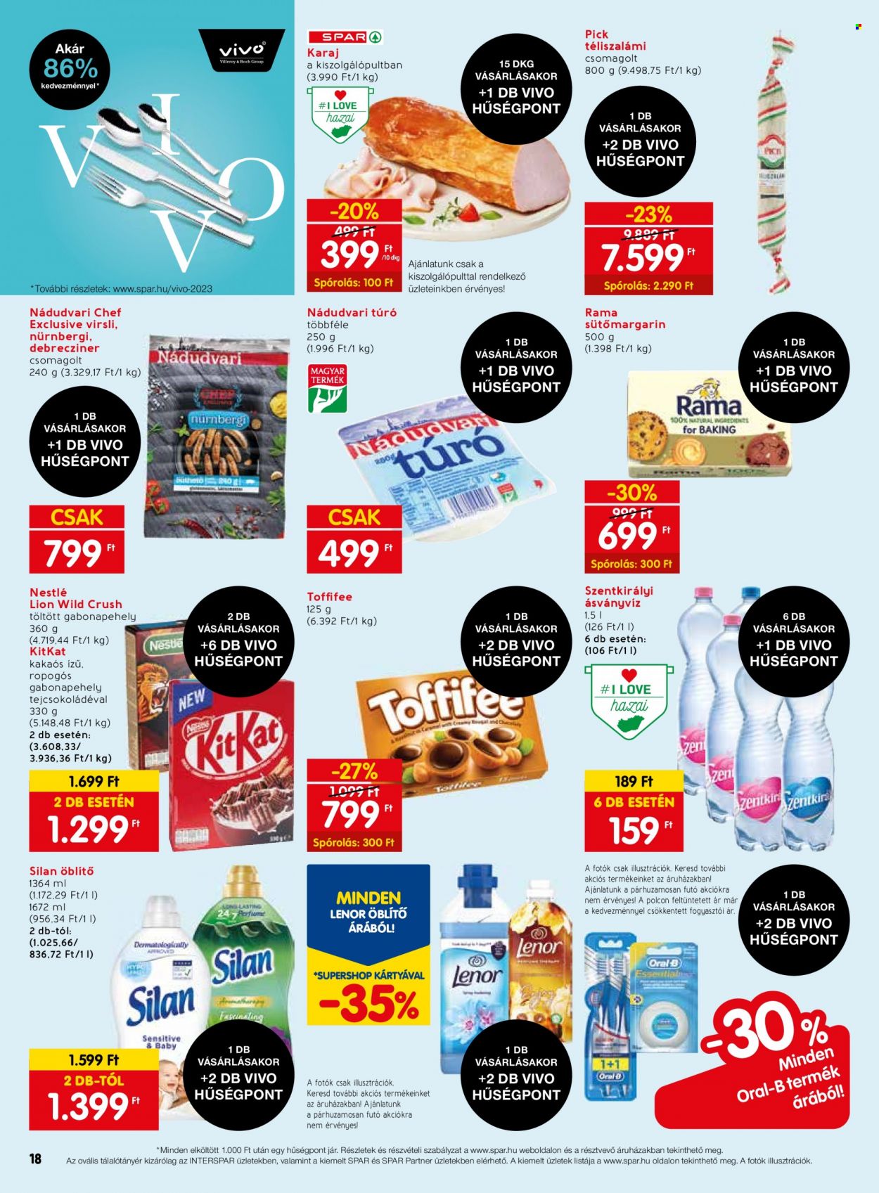 SPAR akciós újságok - 2023.11.23 - 2023.11.29. Oldal 18