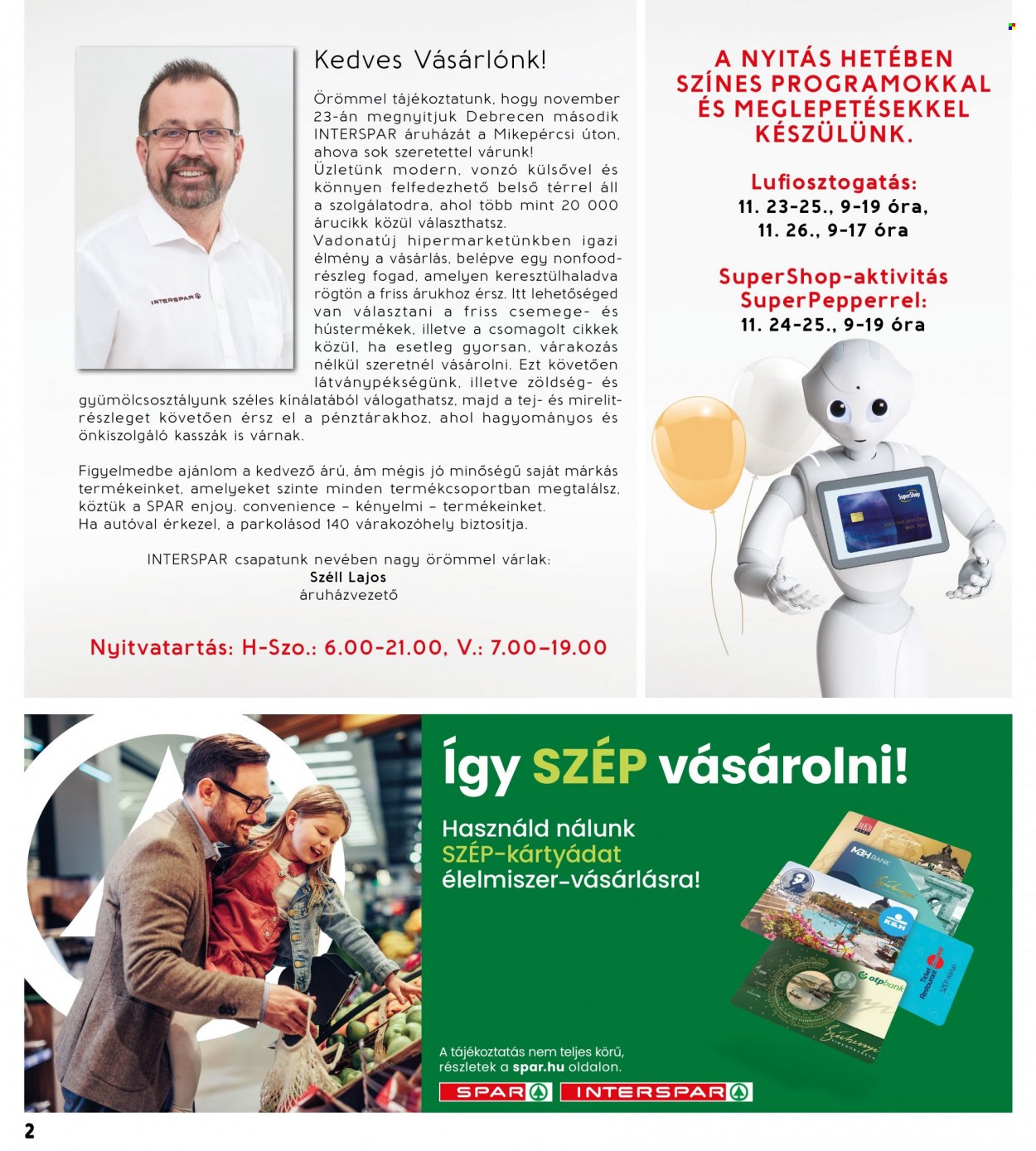 INTERSPAR akciós újságok - 2023.11.23 - 2023.11.29. Oldal 2