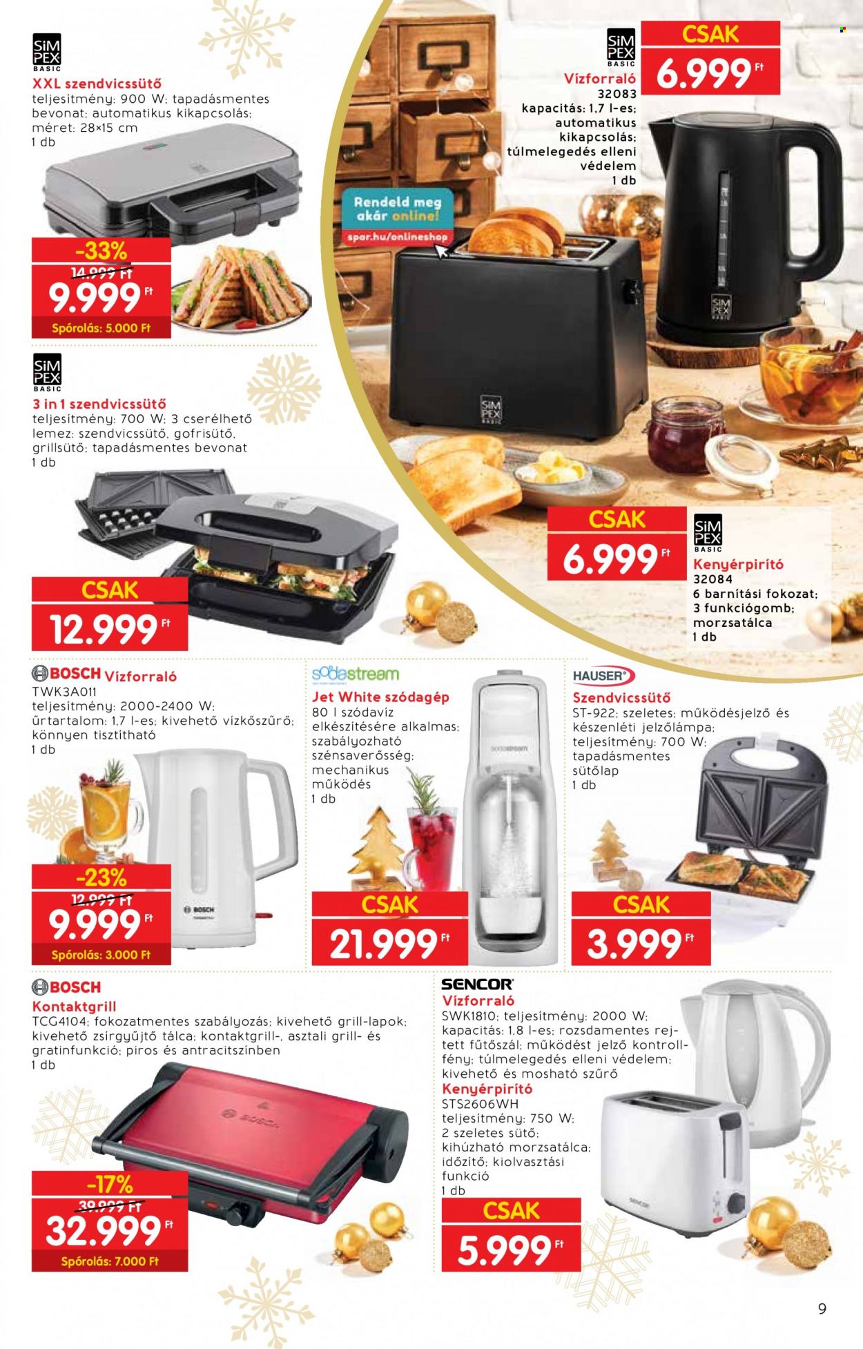 INTERSPAR akciós újságok - 2023.11.22 - 2023.12.24. Oldal 9