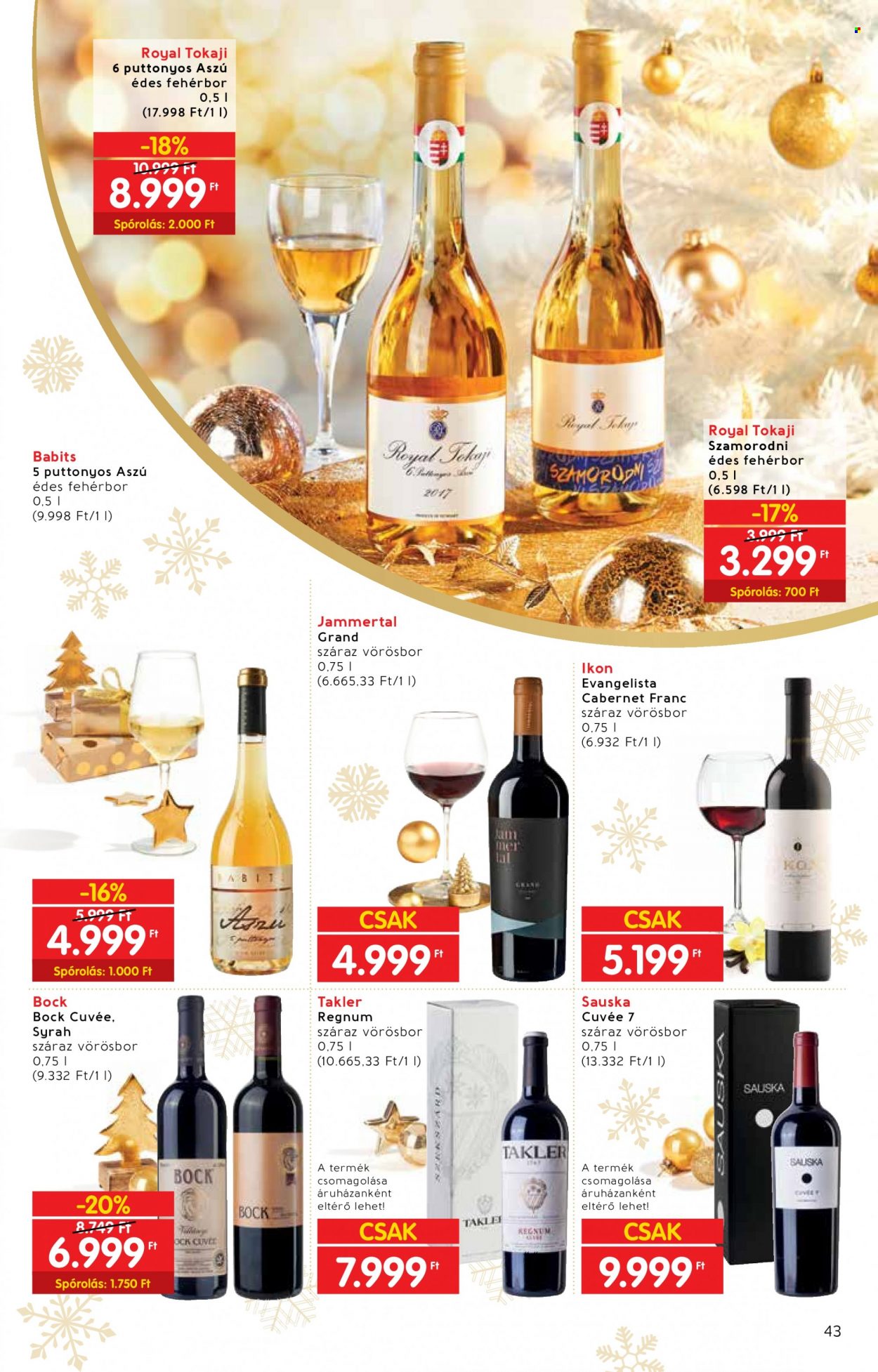 INTERSPAR akciós újságok - 2023.11.22 - 2023.12.24. Oldal 43