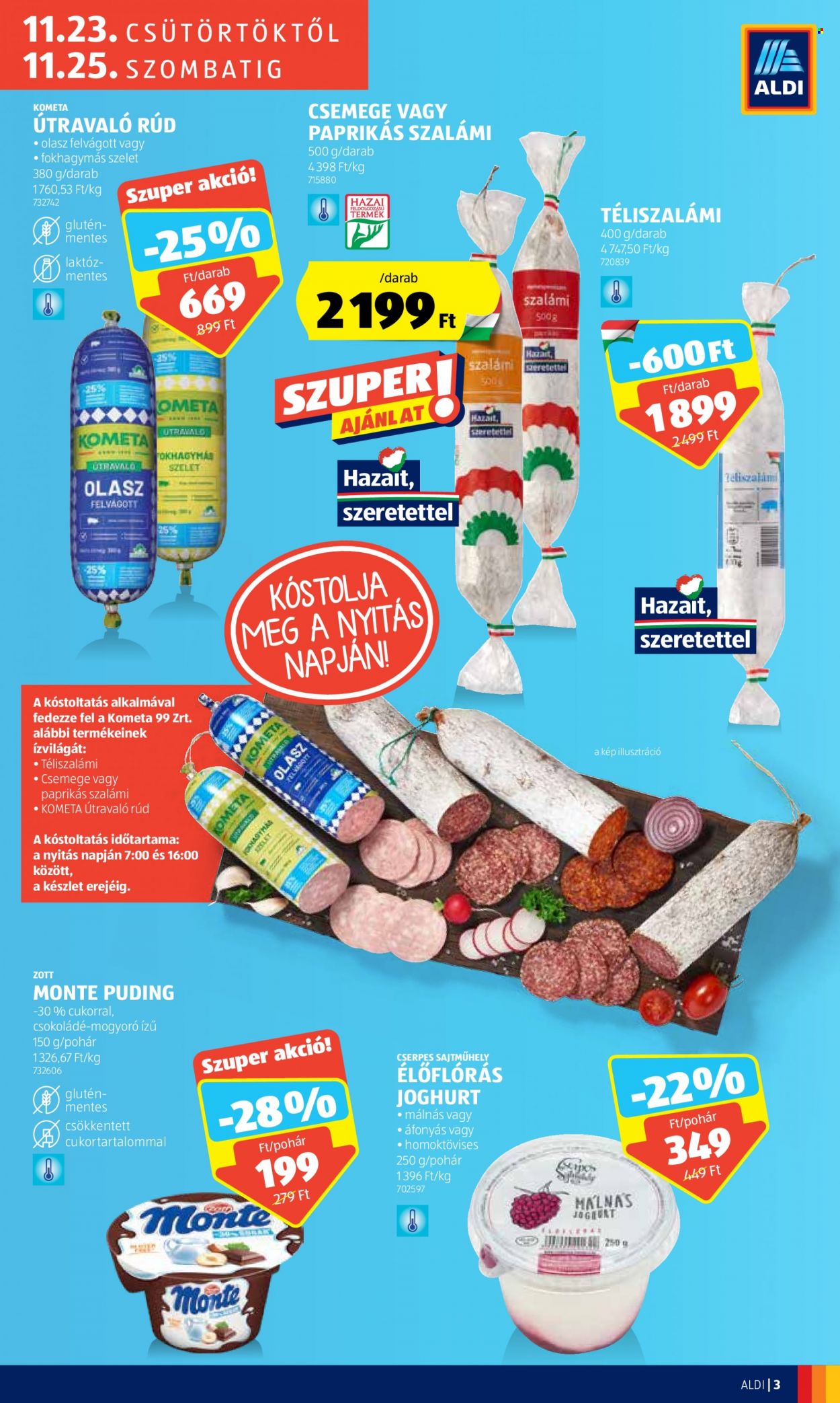 Aldi akciós újságok. Oldal 3