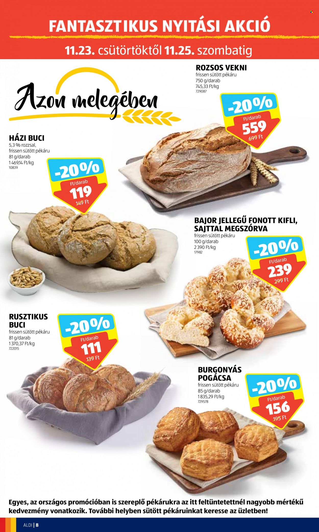 Aldi akciós újságok. Oldal 8