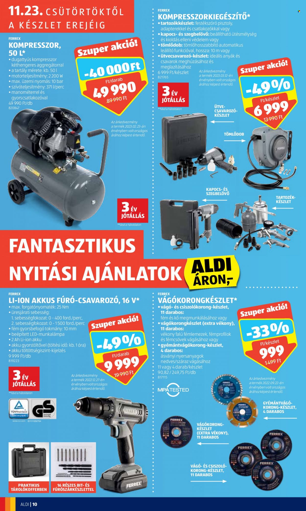 Aldi akciós újságok. Oldal 10