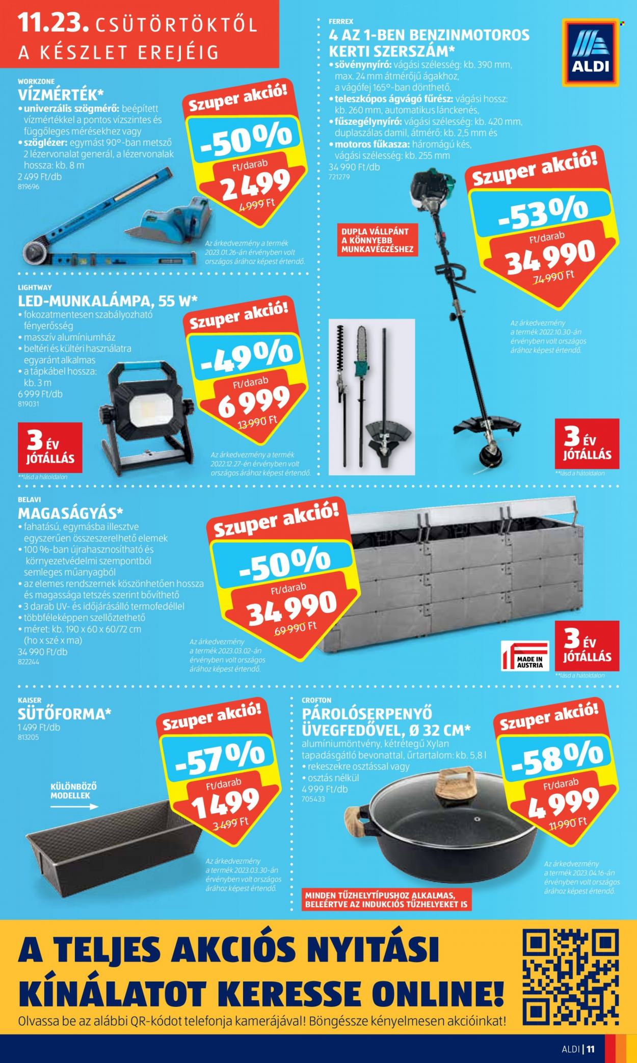 Aldi akciós újságok. Oldal 11