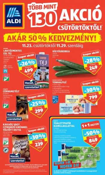 Újság Aldi - 2023.11.23 - 2023.11.29.