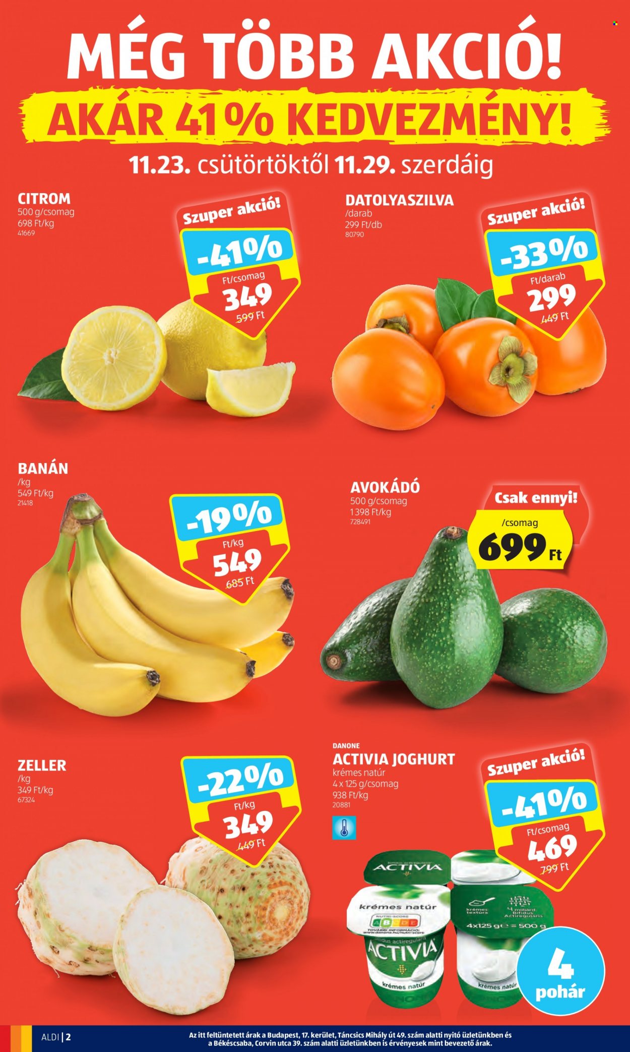 Aldi akciós újságok - 2023.11.23 - 2023.11.29. Oldal 2