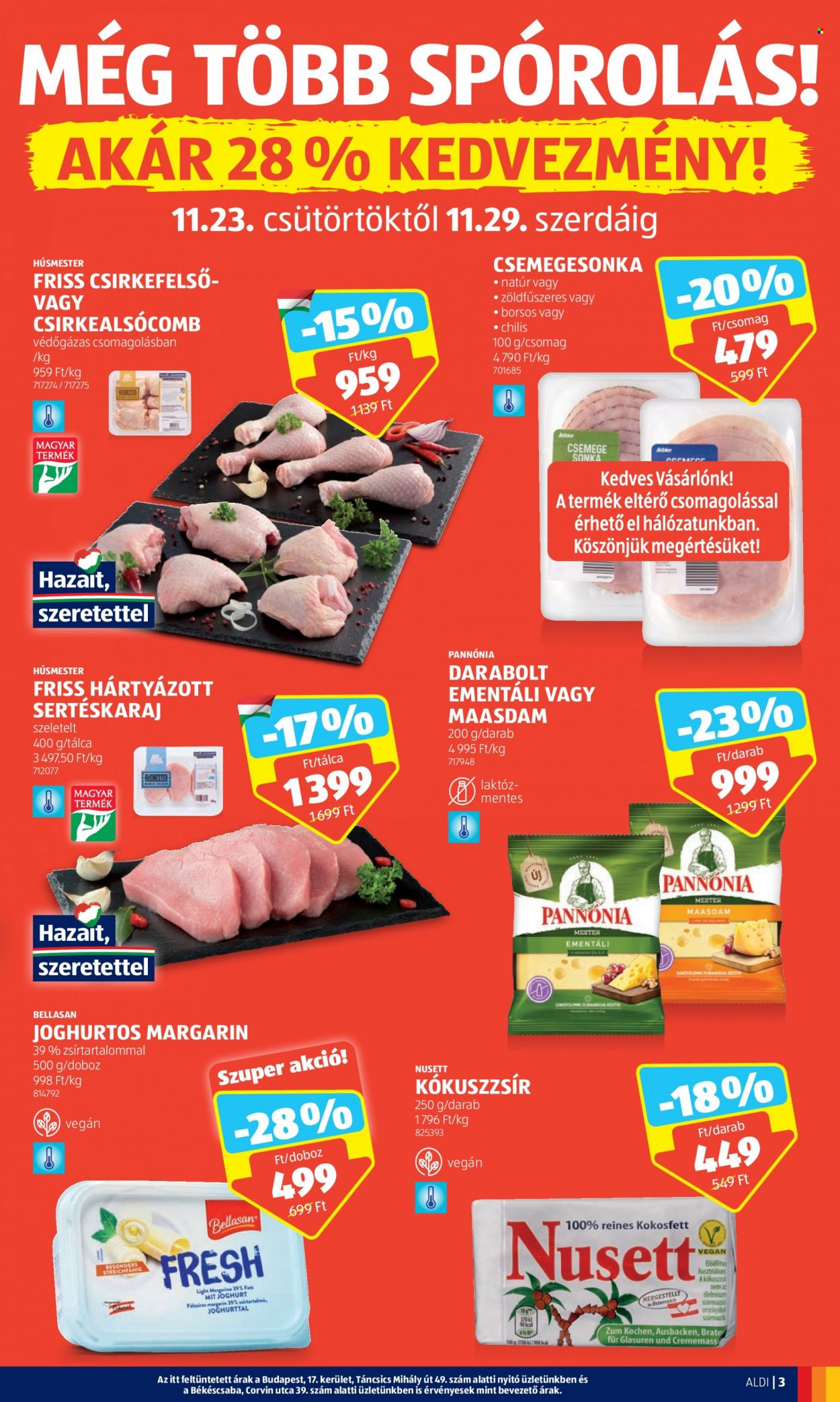 Aldi akciós újságok - 2023.11.23 - 2023.11.29. Oldal 3