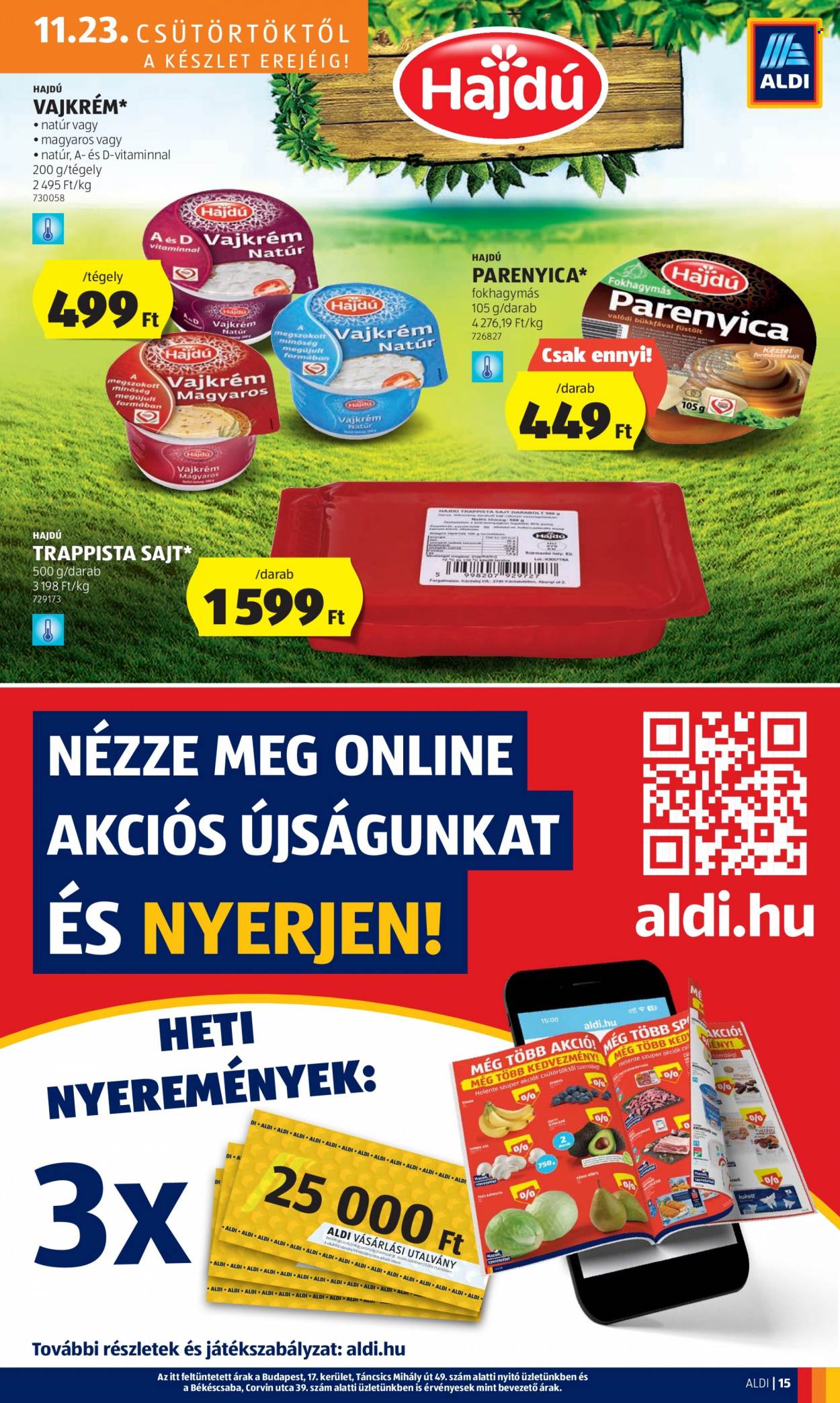 Aldi akciós újságok - 2023.11.23 - 2023.11.29. Oldal 17