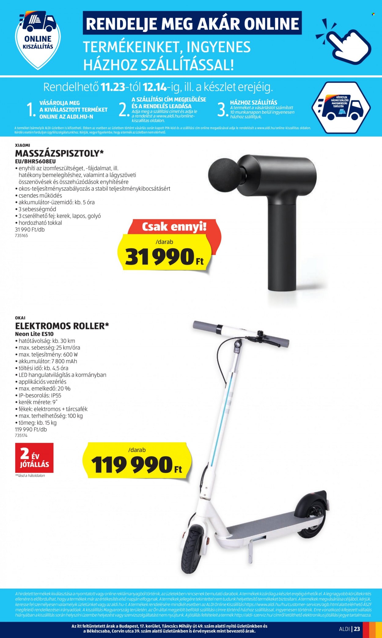 Aldi akciós újságok - 2023.11.23 - 2023.11.29. Oldal 27