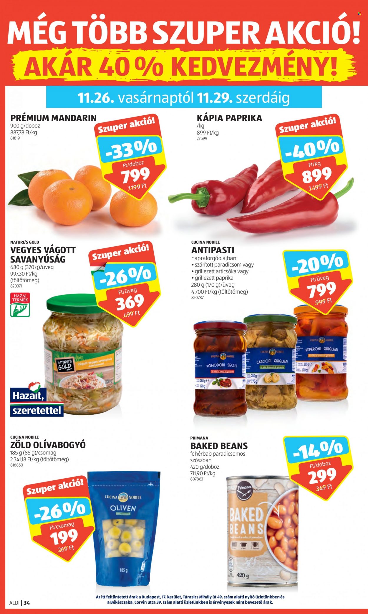 Aldi akciós újságok - 2023.11.23 - 2023.11.29. Oldal 40