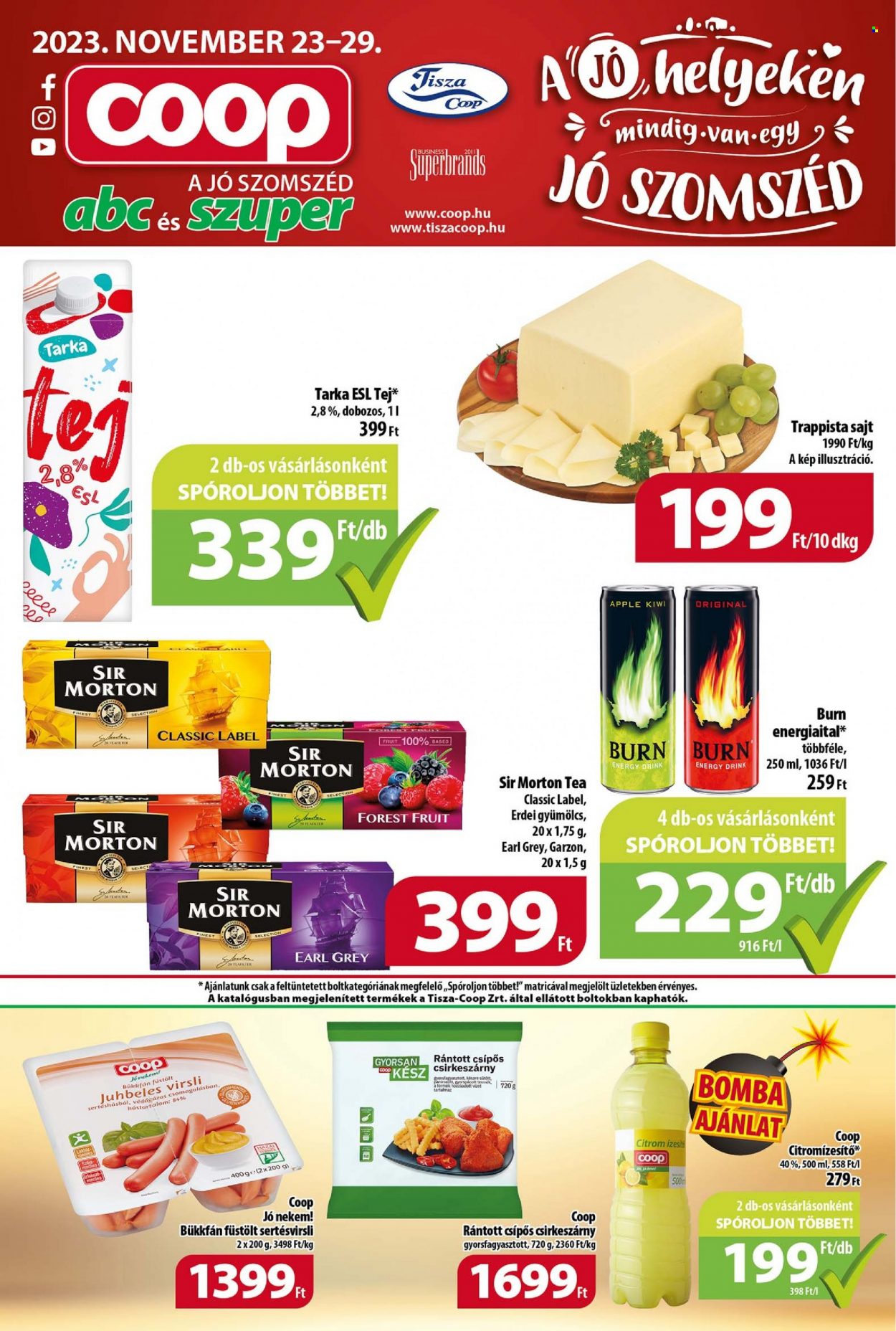 Coop akciós újságok - 2023.11.23 - 2023.11.29. Oldal 1